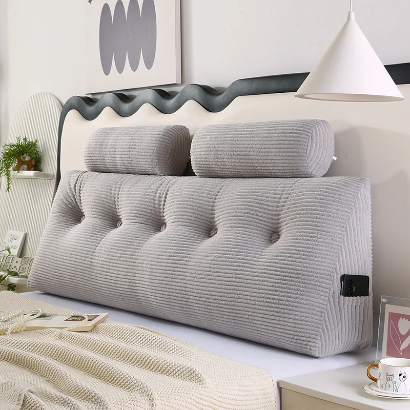 Triangle Sofa Large Backrest Headboard Pillow Cute Pillow Cojines Decorativos Floor Cushion Headrest Cushion