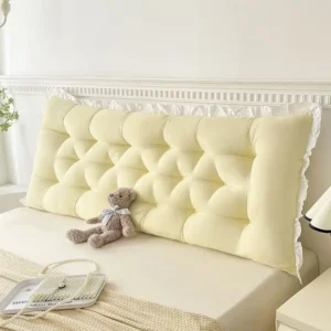 Korean Style Pure Color Headboard Cushion Bedroom Dormitory Rental House Decorate Bedhead Mat Soft Bag Anti-collision Thick Pad