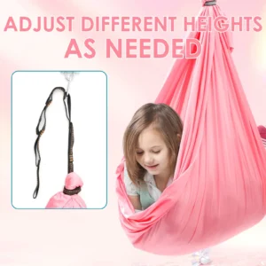 Sensory Swing Polyester Cuddle Swing Portable Kids Adult Swing Hammock Soft Comfortable Suspension Bed for Indoor and Outdoor