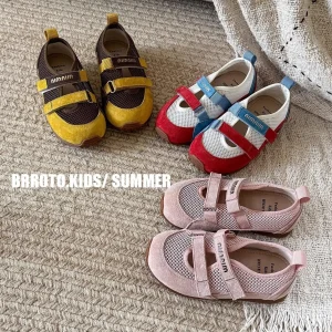 Summer Baby Casual Shoes Soft Soled Casual Toddler Shoes 2025 New Children's Shallow Breathable Mesh Shoes