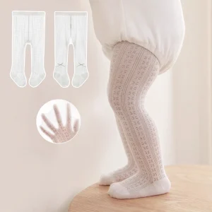 Summer Baby Stocking Child Girl Tights White Mesh Children'S Tights Thin Solid Color Girls Tights Stockings For Baby Girl