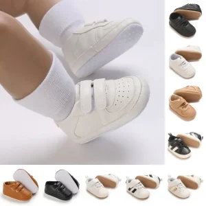 Fashionable summer baby shoes, newborn shoes, casual fabric soles, breathable sports shoes, pre walking shoes