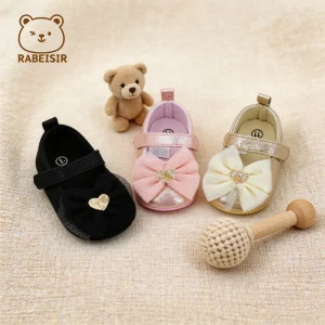 Baby shoes, baby walking shoes, 0-6-12-18 months, summer, baby girls, soft soled princess shoes, one year old